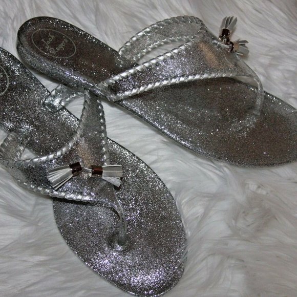 Jack Rogers Sparkle Alana Jelly  sandals 11B - Picture 3 of 4